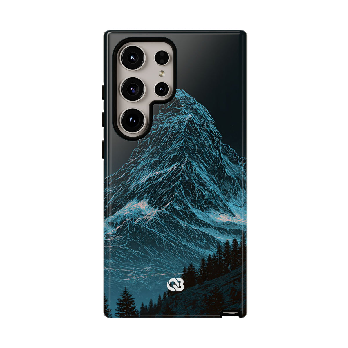 Glacial Alpine Peak · Tough Phone Case for Samsung · Blue