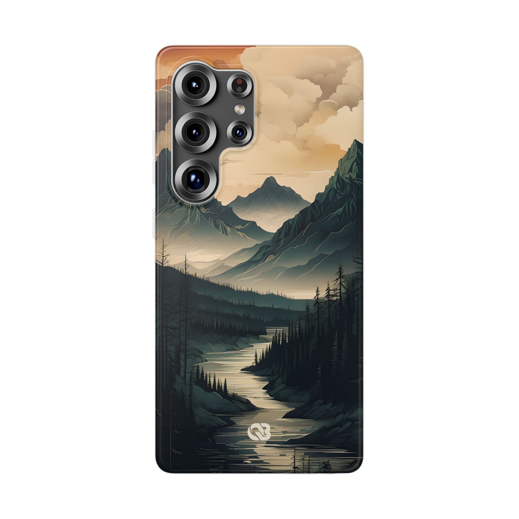 Summit River Dusk · Soft Phone Case for Samsung