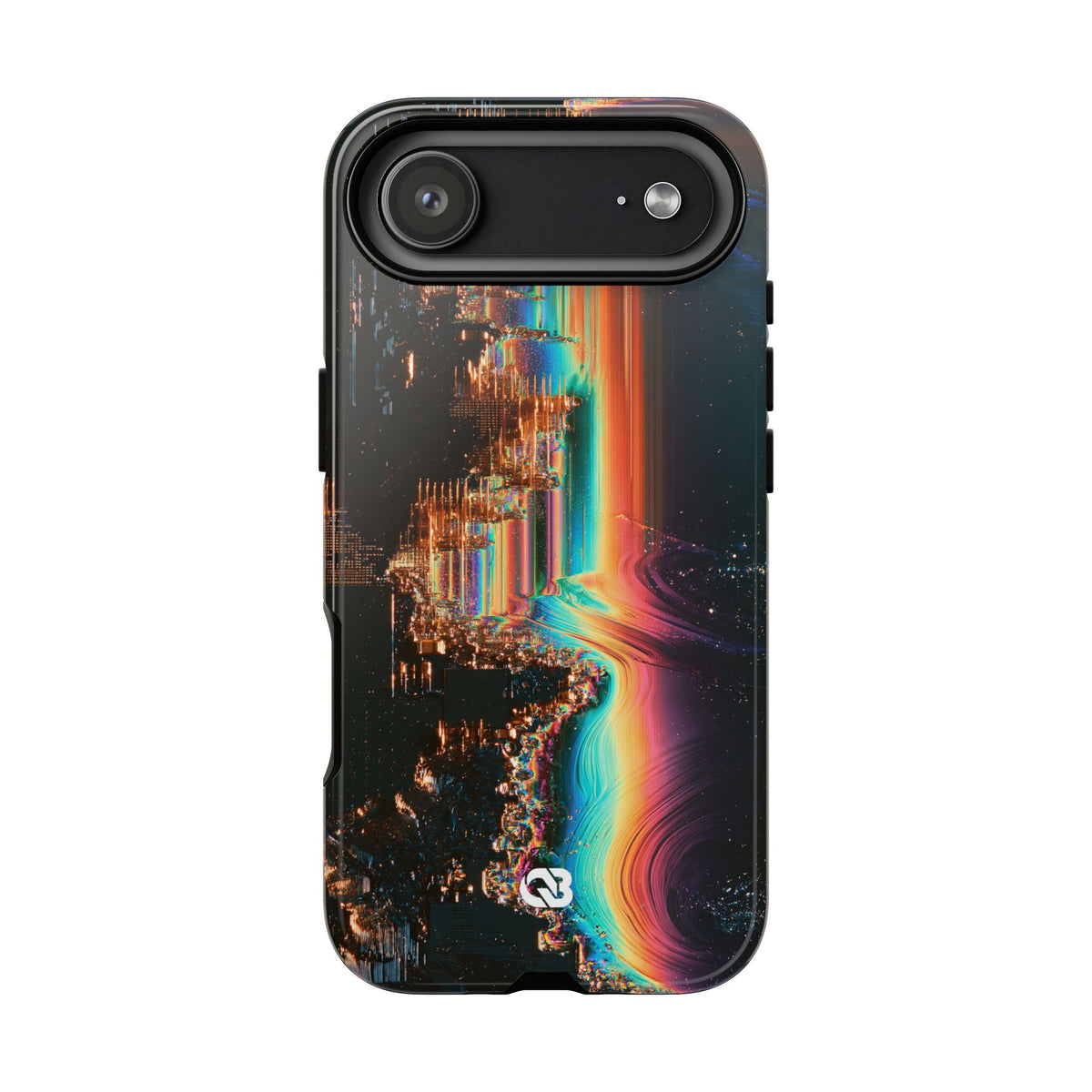 Prismatic Circuit · Tough Phone Case for iPhone · Black