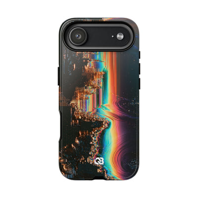 Prismatic Circuit · Tough Phone Case for iPhone · Black