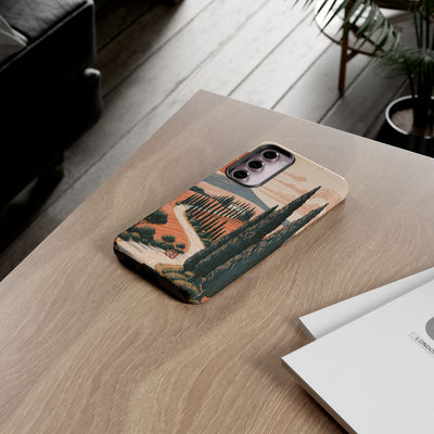Orange Tough Phone Case for Samsung - Terracotta Ridge Trail
