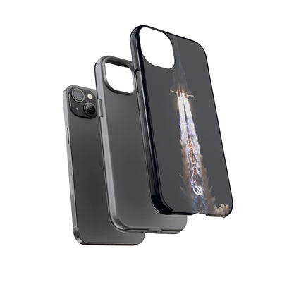 Obsidian Rocket Ascent · Tough Phone Case for iPhone