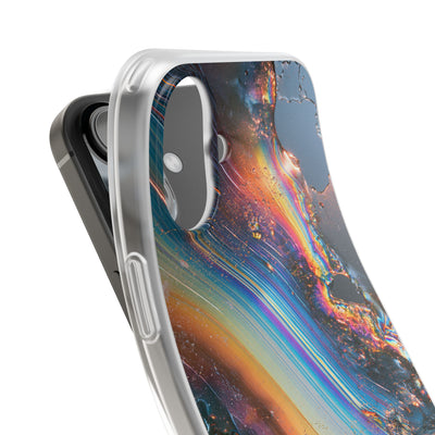 Prismatic Aura Flow · Lite Phone Case for iPhone ·  Blue