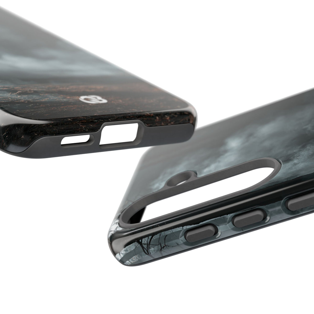 Shadowed Pine Mist · Tough Phone Case for Samsung · Black