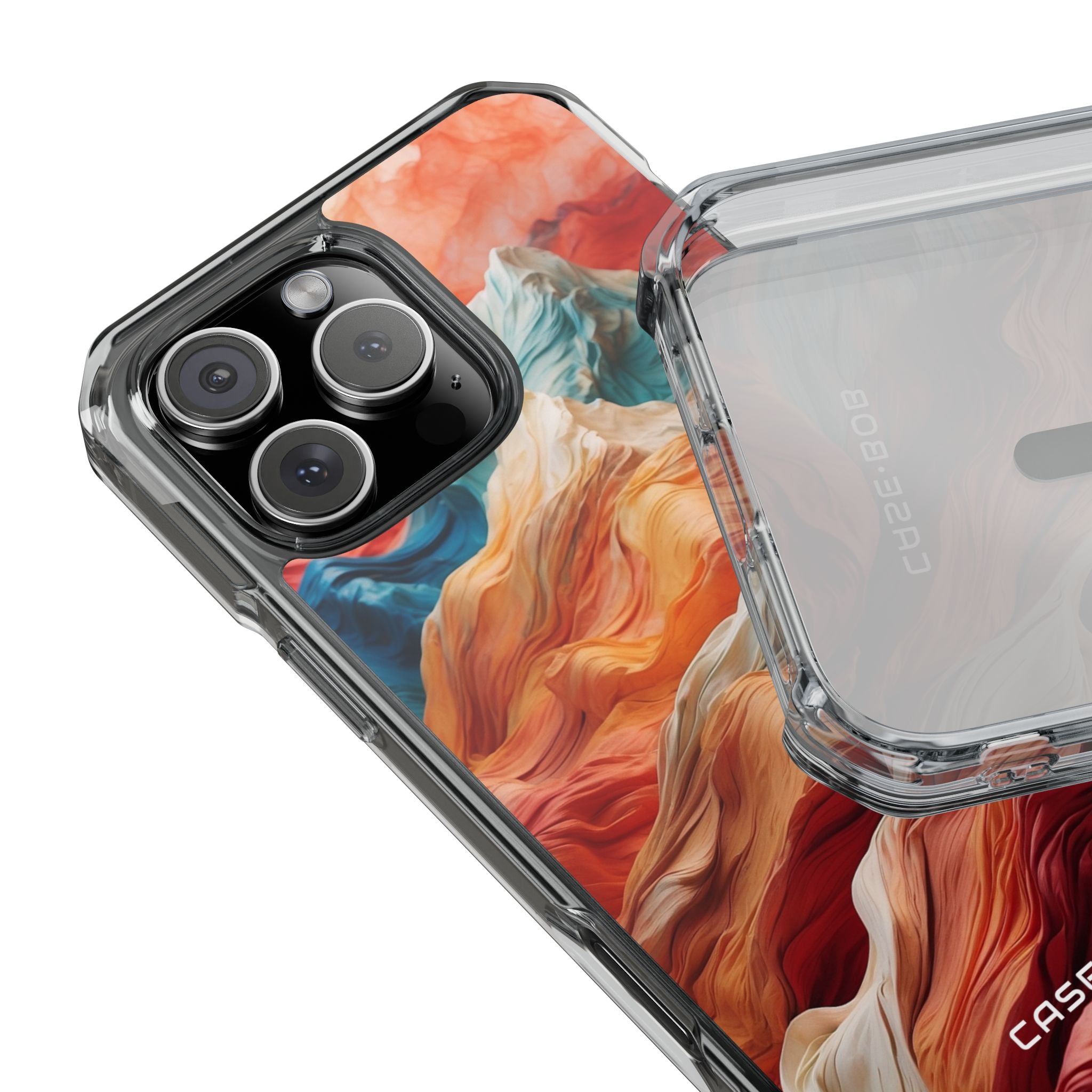 Fabric Peaks Cream iPhone 16 Pro Max Case - Impact