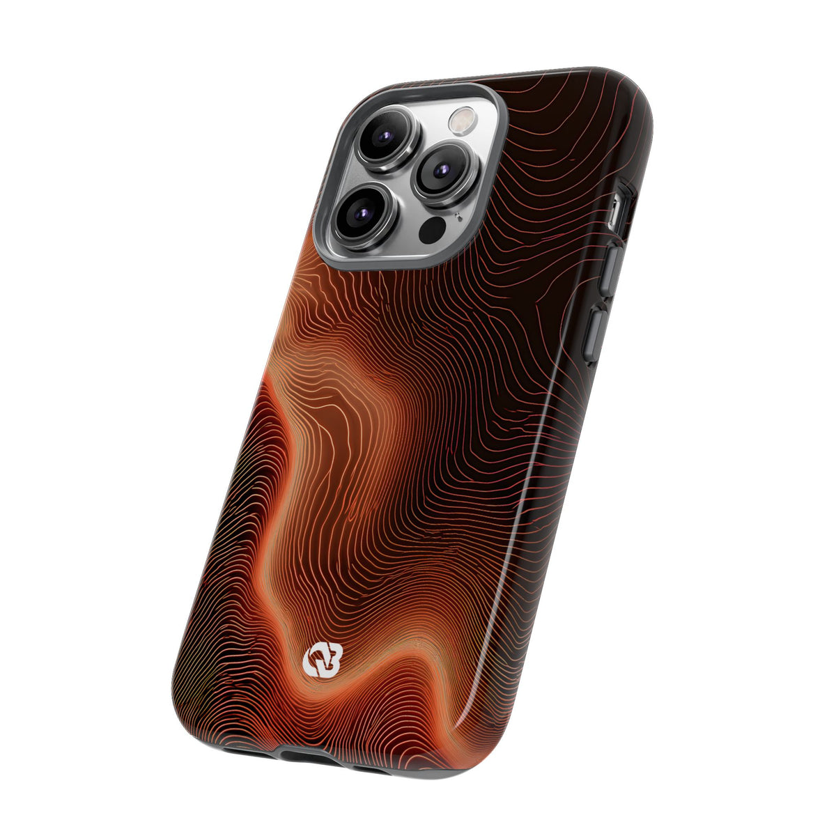 Caldera Ridge · Tough Phone Case for iPhone · Orange