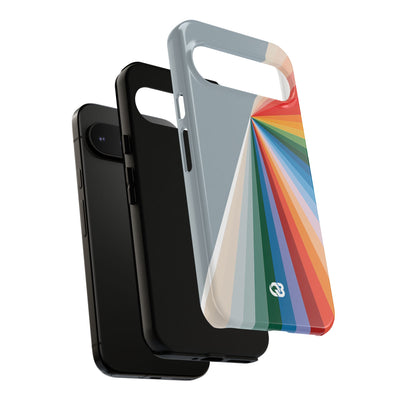 Grey Tough Phone Case for Google Pixel - Slate Prism Burst
