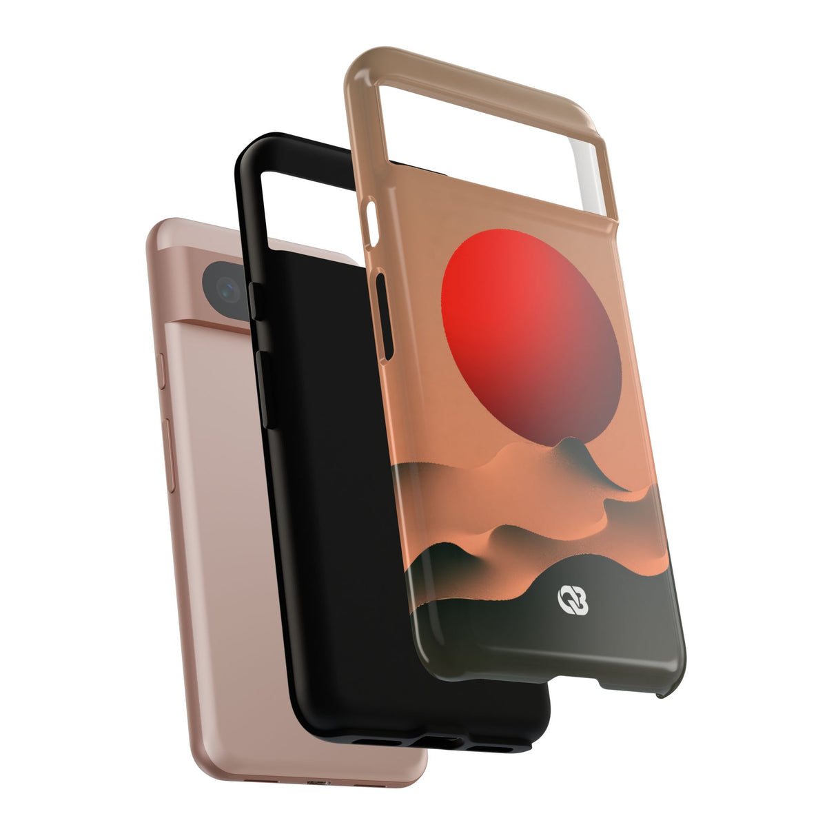 Crimson Sol Ridge · Tough Phone Case for Pixel ·  Red