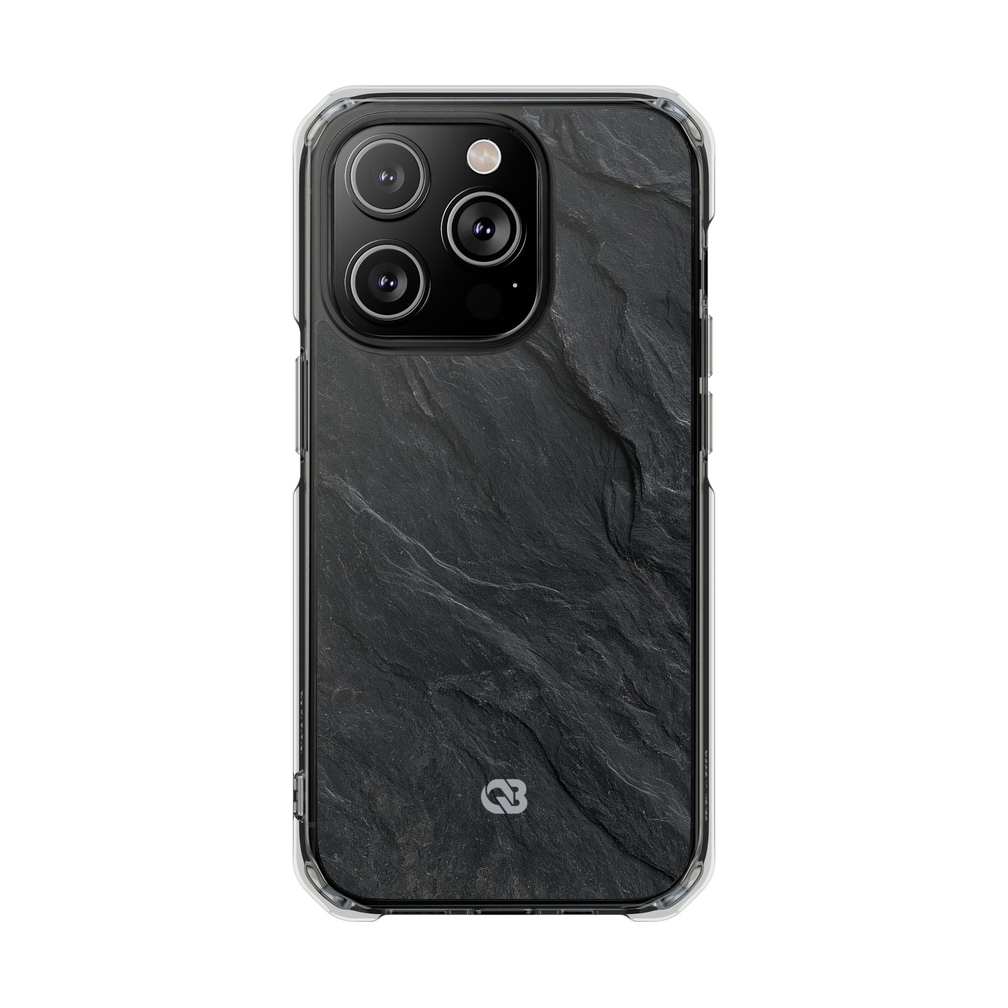 Black Impact MagSafe Phone Case for iPhone - Midnight Slate Ridge