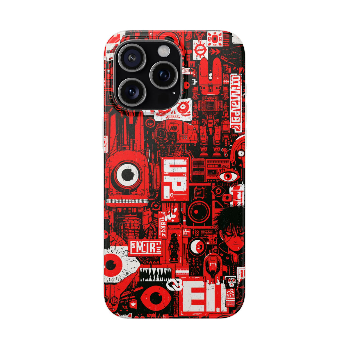 Neo Mecha Collage · Lite Phone Case for iPhone ·  Red