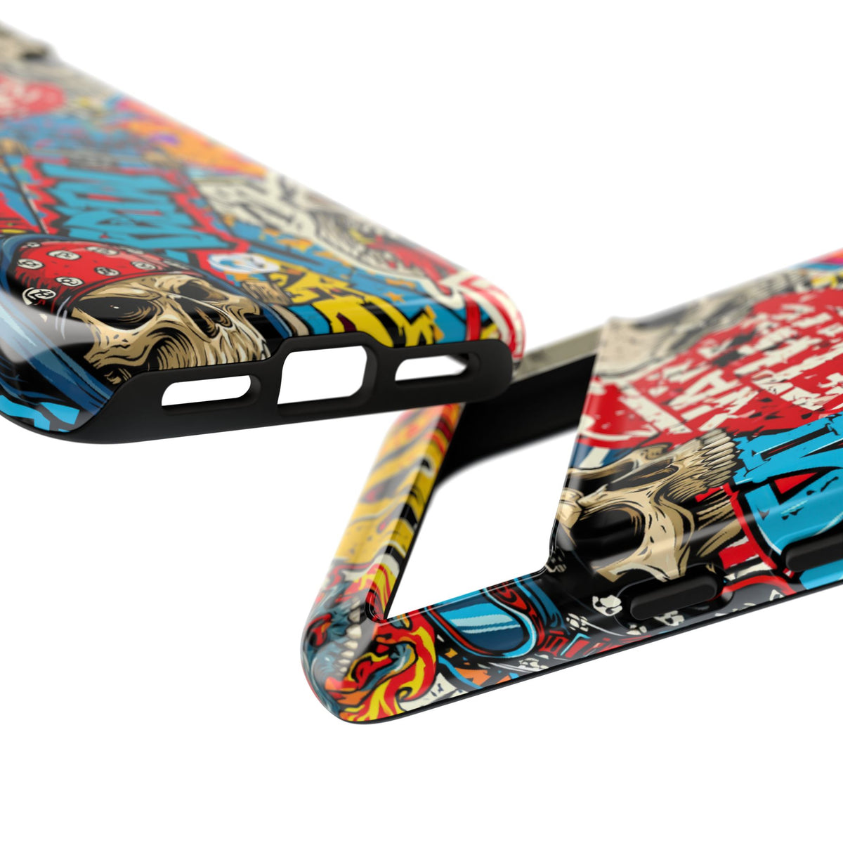 Skate Skull Riot · Tough Phone Case for Pixel ·  Red