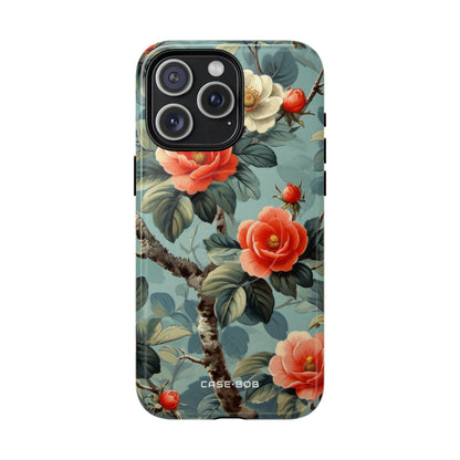 Coral Bloom iPhone 15 Pro Max Case - Tough+