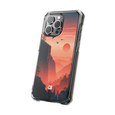 Orange Impact MagSafe Phone Case for iPhone - Crimson Ridge Flight