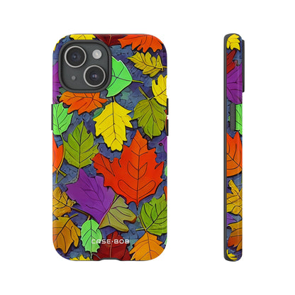 Vivid Leafburst iPhone 15 Case - Tough