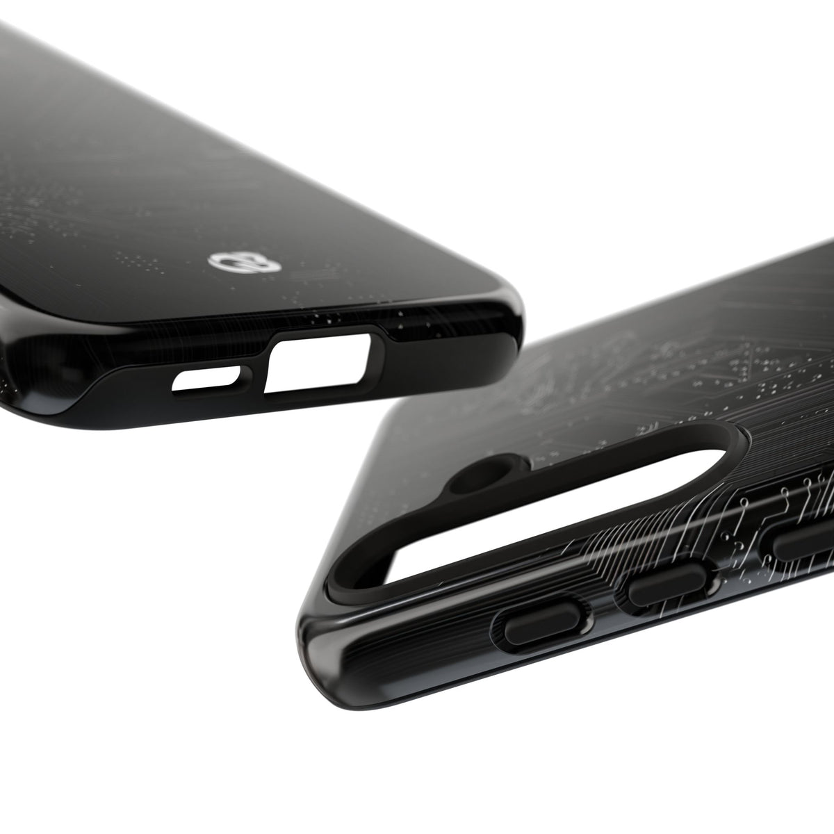 Obsidian Circuitry · Tough Phone Case for Samsung · Black