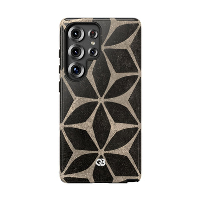 Concrete Mosaic Star · Tough Phone Case for Samsung · Black