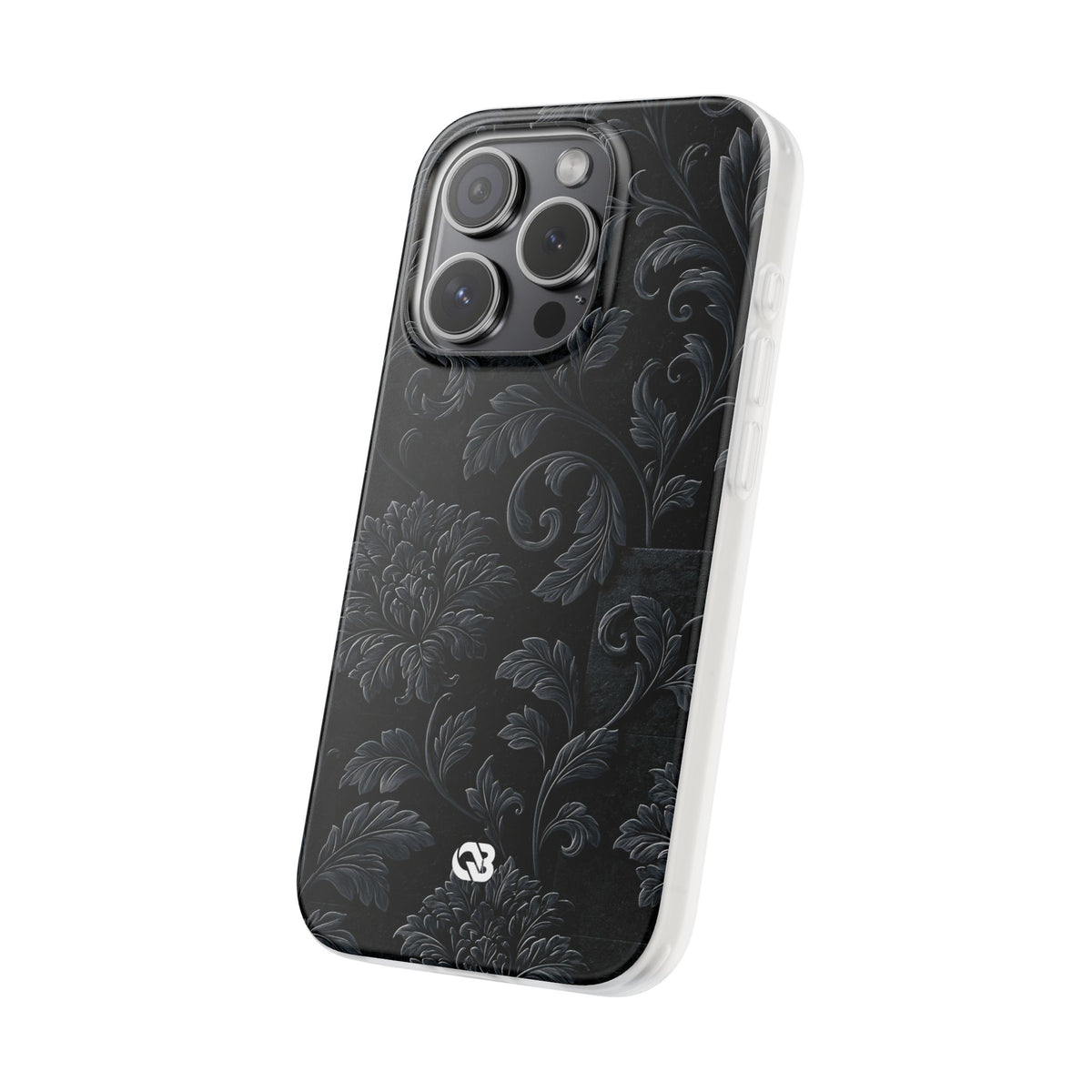 Obsidian Damask · Lite Phone Case for iPhone ·  Black