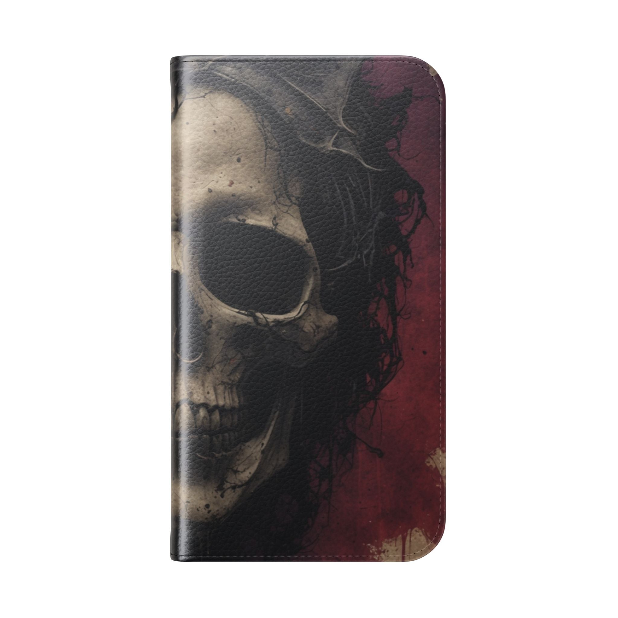 Winged Skull Rose - iPhone 16  Case - Wallet