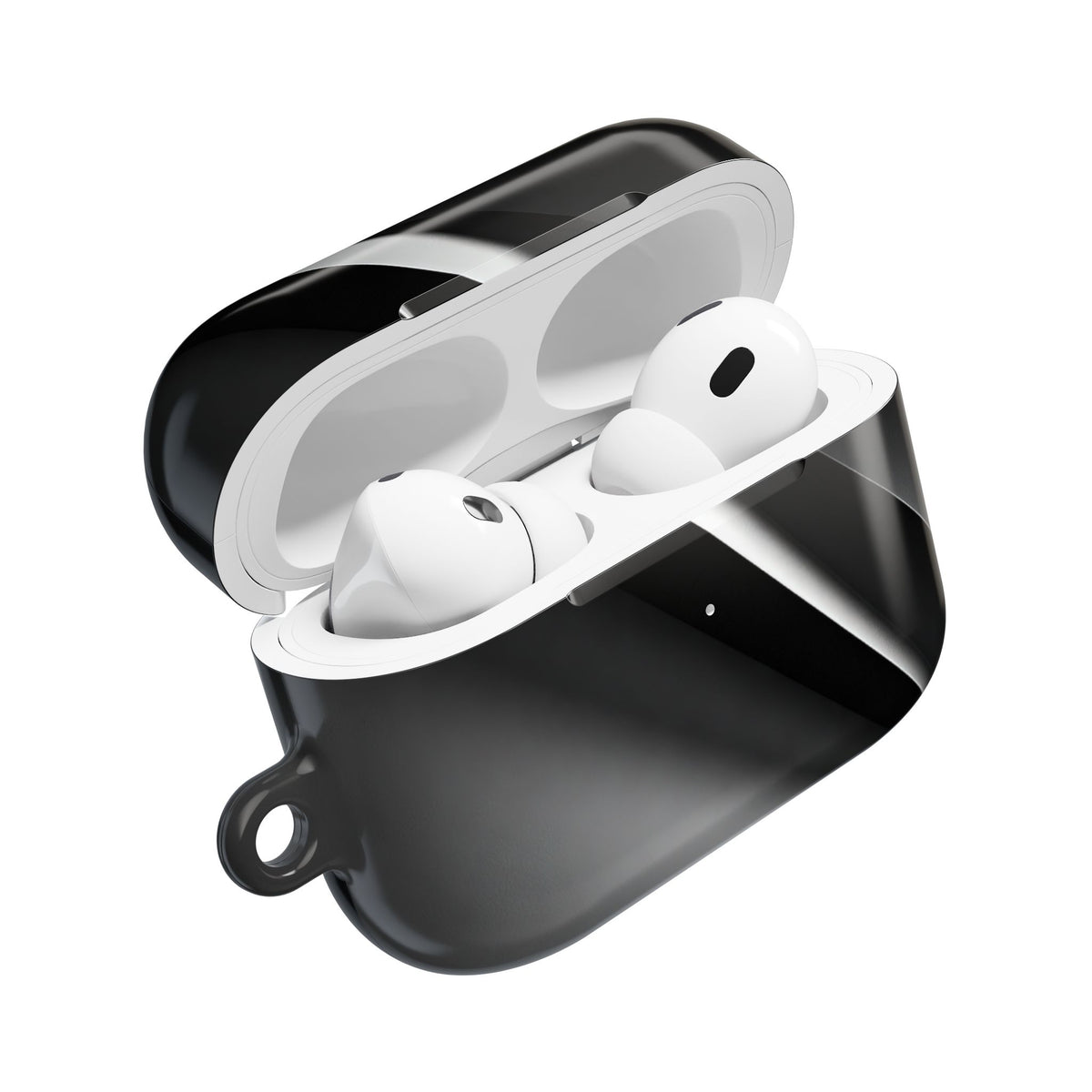 Obsidian Ridge · Hard Case for AirPods & AirPods Pro · Black