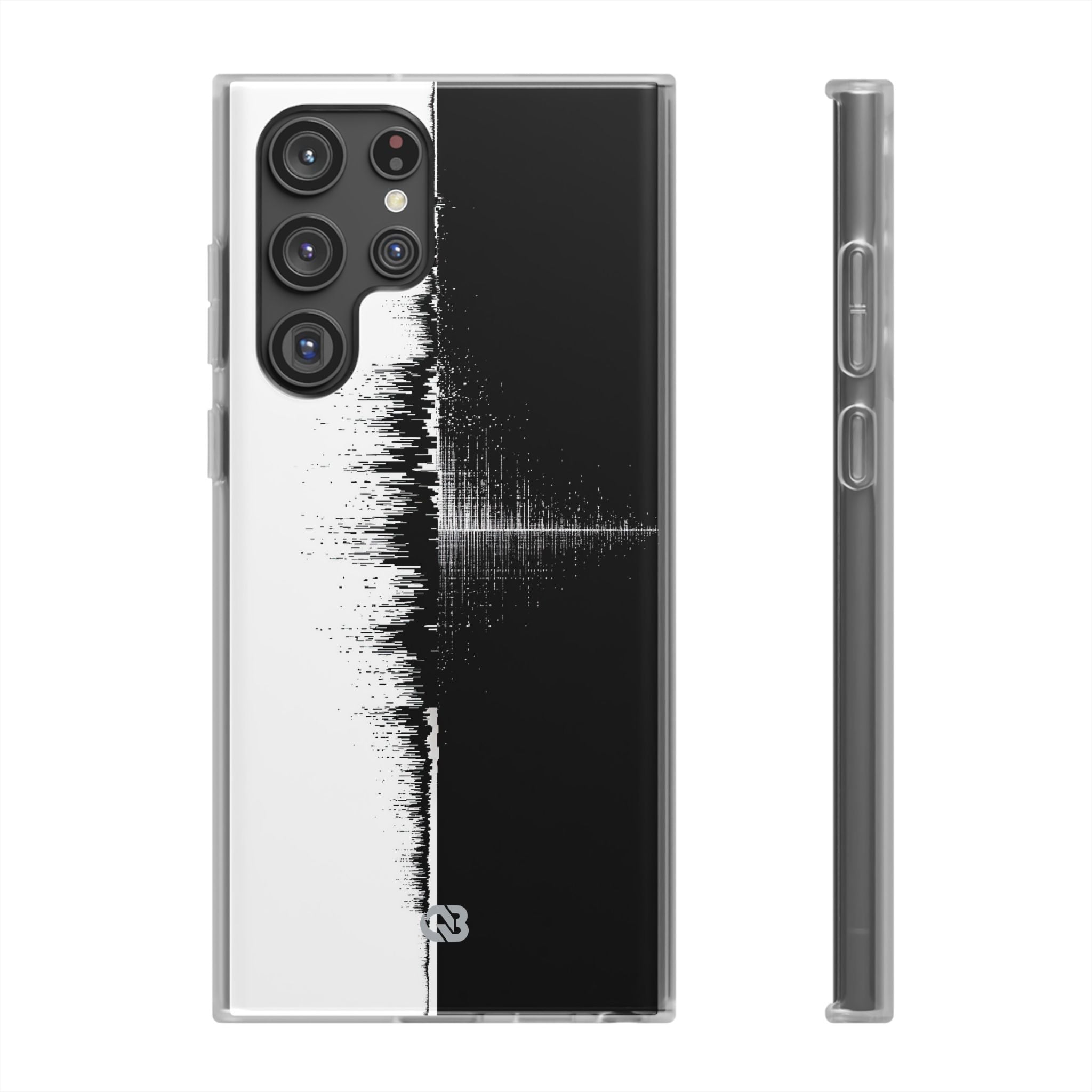 Black Lite Phone Case for Samsung - Static Signal Split