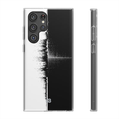 Black Lite Phone Case for Samsung - Static Signal Split