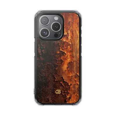 Orange Impact MagSafe Phone Case for iPhone - Oxidized Iron Crust