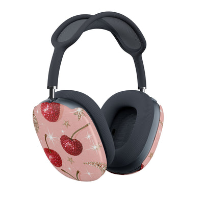Bedazzled Ruby Cherries · Hard Case for AirPods Max · Pink