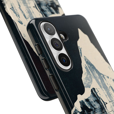Blue Tough Phone Case for Samsung - Frozen Navy Monolith