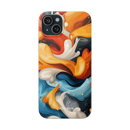 Crimson Ribbon iPhone 15 Plus Case - Soft