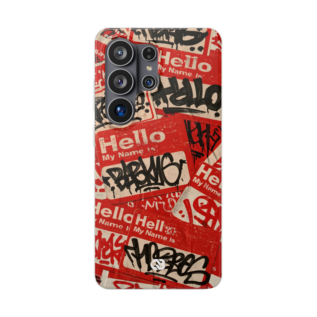 Slap Tag Collage · Lite Phone Case for Samsung · Red