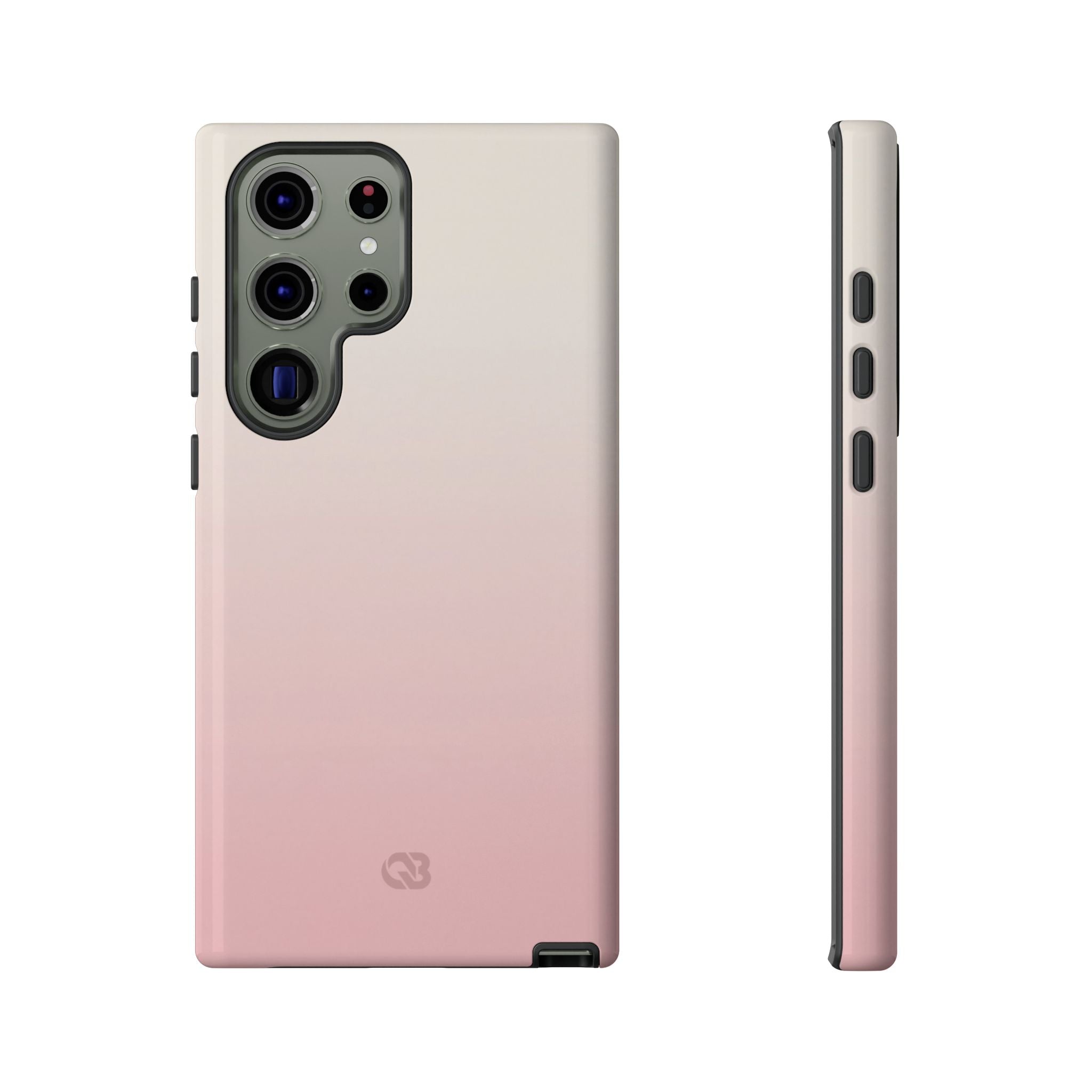 Pink Tough Phone Case for Samsung - Frosted Blush Horizon