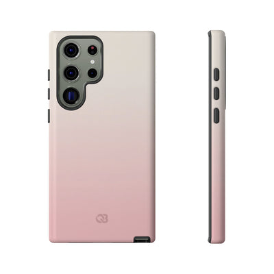 Pink Tough Phone Case for Samsung - Frosted Blush Horizon