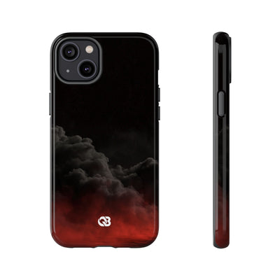 Crimson Fog Void · Tough Phone Case for iPhone · Black