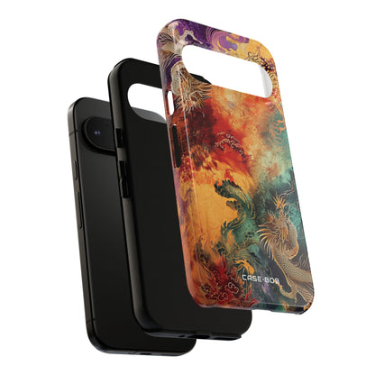 Dragon Ember Google Pixel 9 Pro Case - Tough