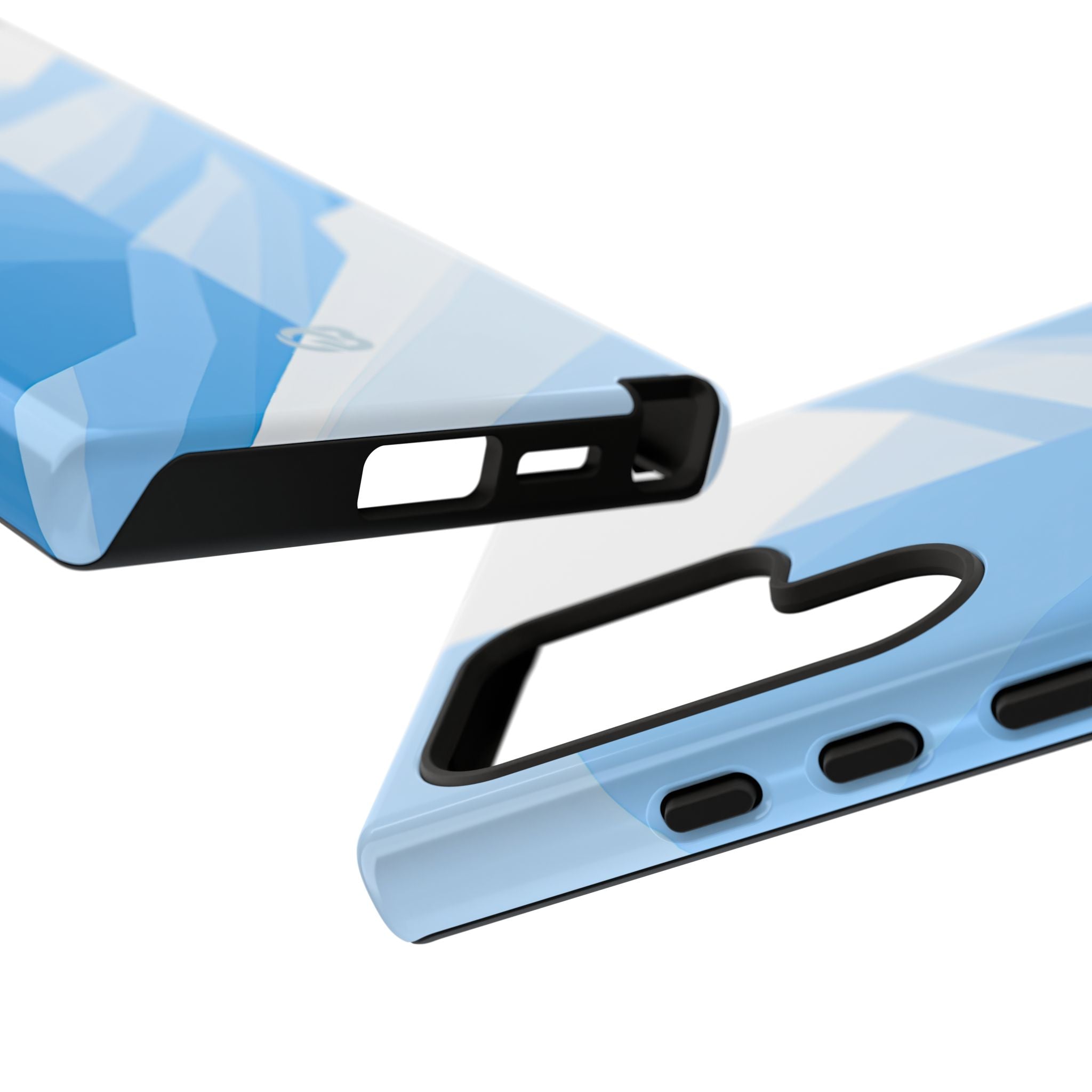 Blue Tough Phone Case for Samsung - Arctic Glacial Ridge