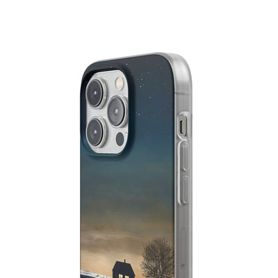 Midnight Cabin Glow · Soft Phone Case for iPhone
