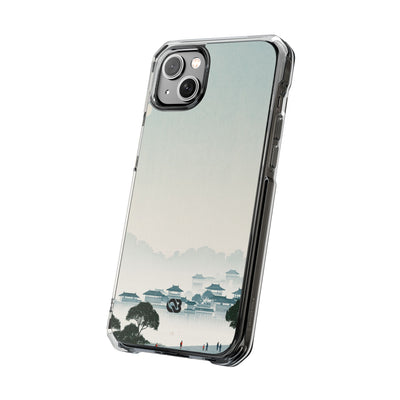 Blue Impact MagSafe Phone Case for iPhone - Mist Valley Pagoda