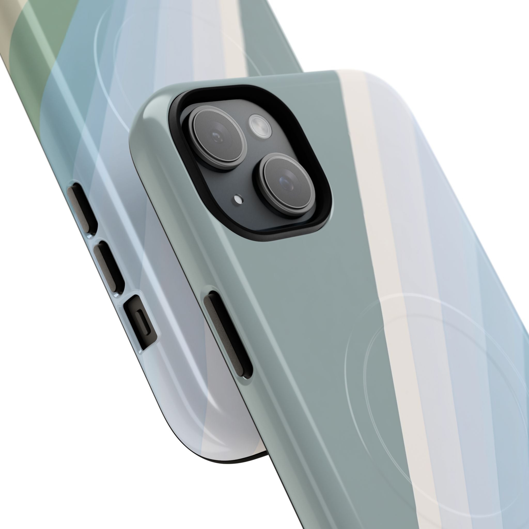 Green Tough 2.0 Magsafe Phone Case for iPhone - Sage Prism Beam