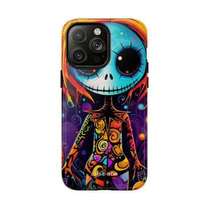Blue Skull Swirl iPhone 14 Pro Max Case - Tough+ - CASE•BOB