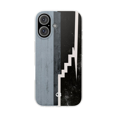 Grey Lite Phone Case for iPhone - Industrial Concrete Void
