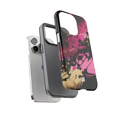 Magenta Liquid Gold · Tough Fundas para teléfono para iPhone