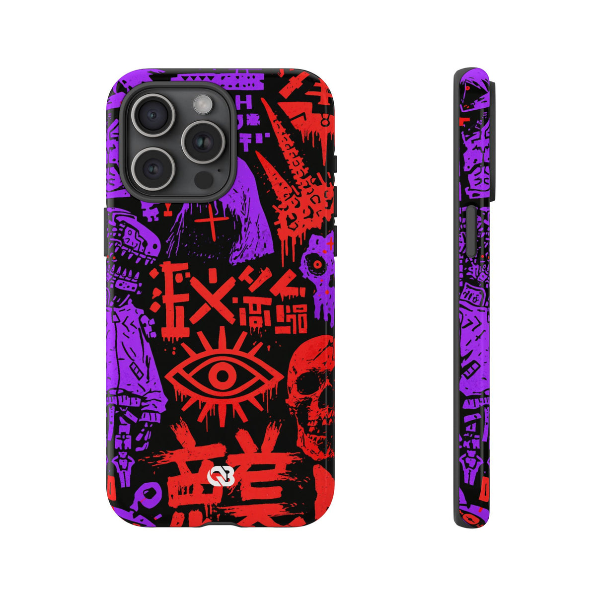 Underground Cyber Glyphs · Tough Phone Case for iPhone · Black