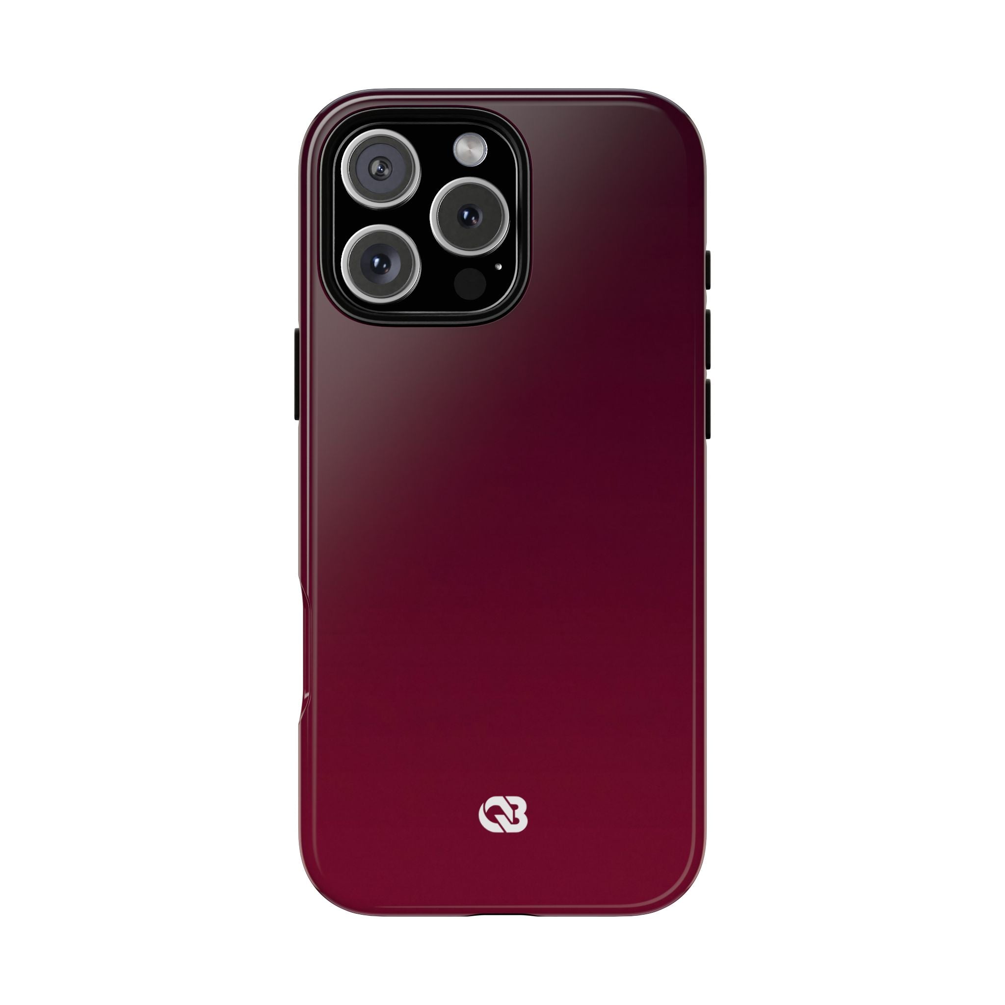Red Tough Phone Case for iPhone - Deep Sangria Gradient