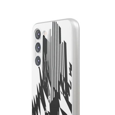 White Lite Phone Case for Samsung - Shattered Vector Spire