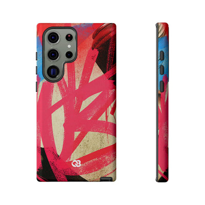 Neon Spray Tag · Tough Phone Case for Samsung · Pink