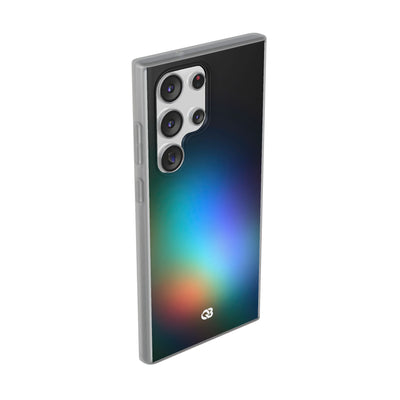Black Lite Phone Case for Samsung - Electric Prism Grain