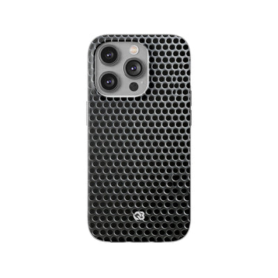 Brushed Perforated Steel · Lite Phone Case for iPhone ·  Silver