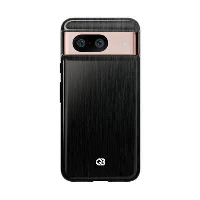Black Tough Phone Case for Google Pixel - Brushed Obsidian Slate