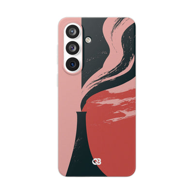 Pink Lite Phone Case for Samsung - Cinder Rose Plume