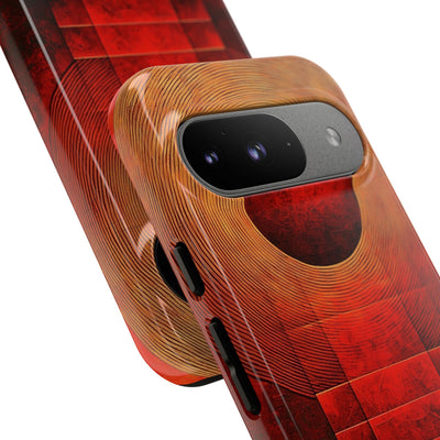 Crimson Solar Halo · Tough Phone Case for Google Pixel